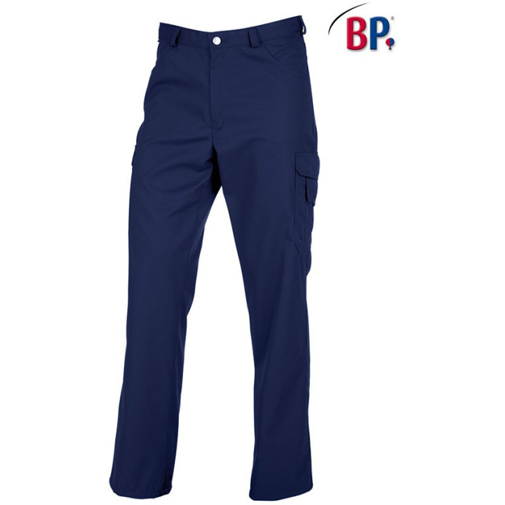 Pantalon avec poches cuisses BP homme médical bleu
