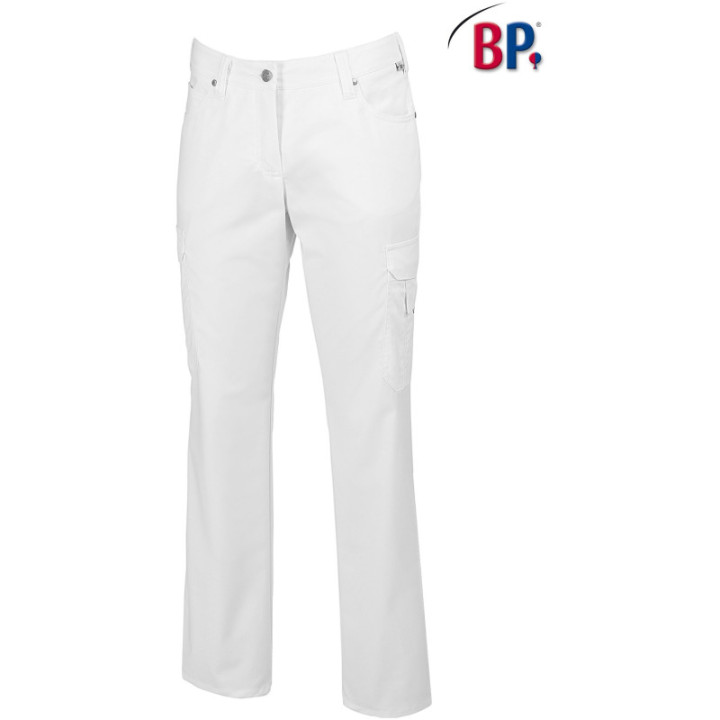 Pantalon coupe jean femme médical blanc BP achat en ligne