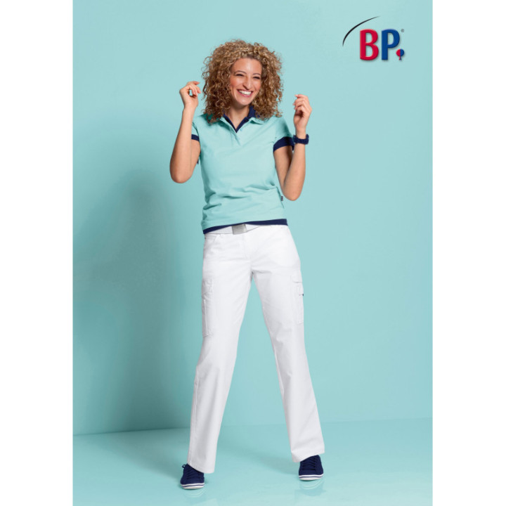 Pantalon coupe jean femme médical blanc BP achat en ligne