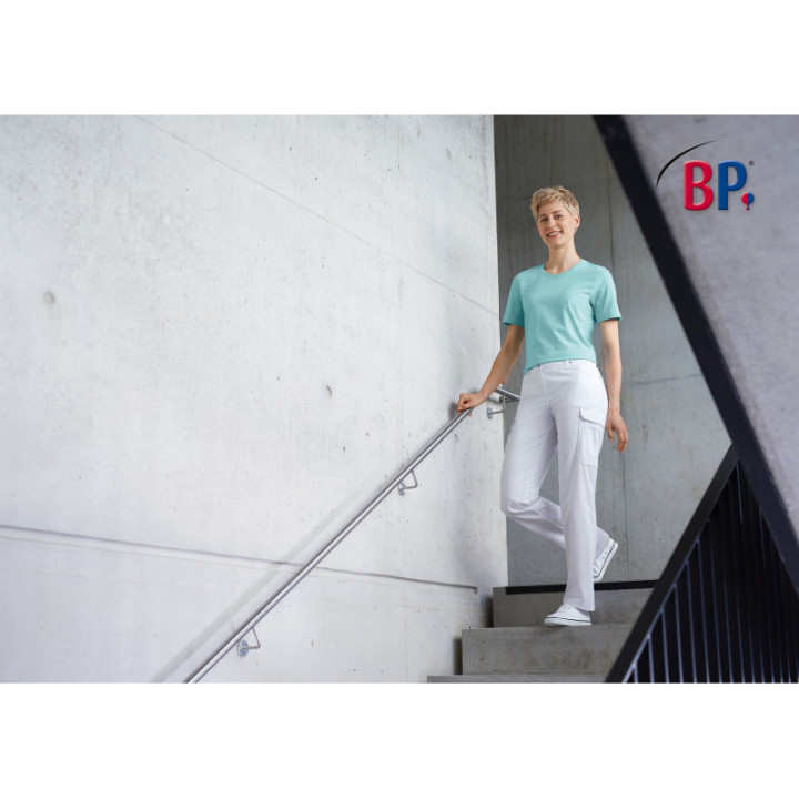 Pantalon coupe jean femme médical blanc BP achat en ligne