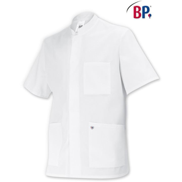 Tunique médicale blanche infirmier infirmière BP pas chère