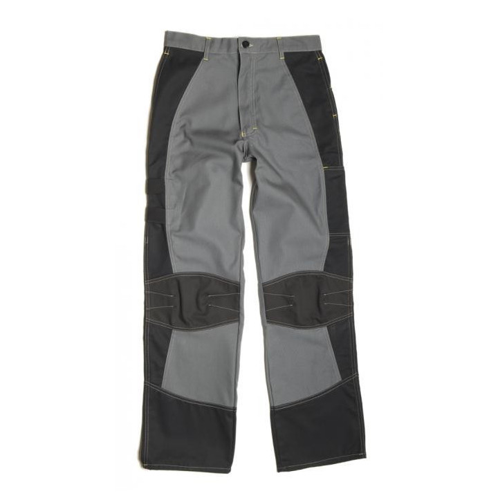 Pantalon femme de travail noir renforcé genoux CE