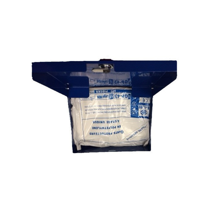 Distributeur mural gants polyéthylène stations-service CE