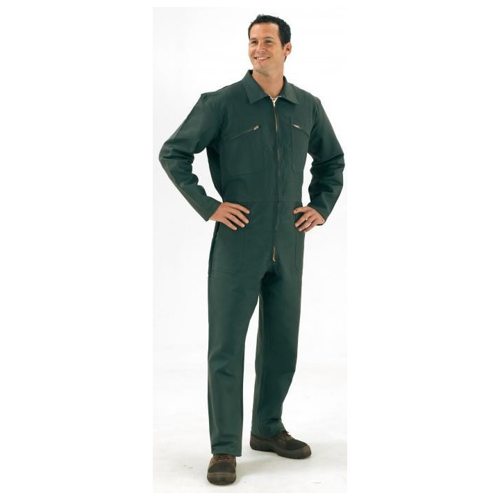 Combinaison de travail coton homme vert MUZELLE DULAC