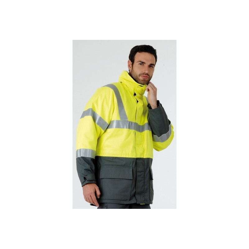 Parkas HV multirisques - zone ATEX avec doublure polaire
