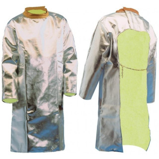 Tablier à manches aluminisé para-aramide anti-chaleur pro