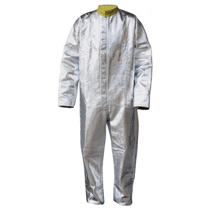 Combinaison aluminisée para-aramide anti-chaleur CE