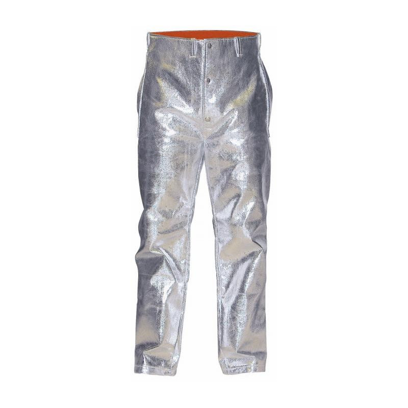 Pantalon aluminisé à bretelles kevlar gratté doublé proban