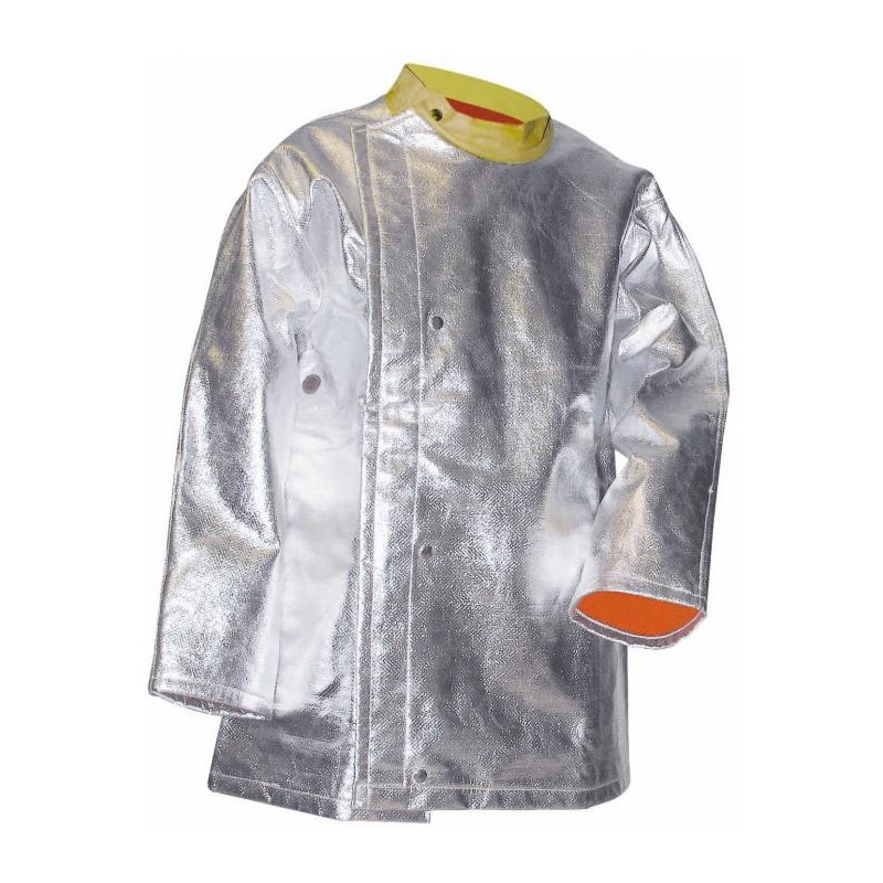 Veste aluminisee en carbone/para-aramide lourd double proban