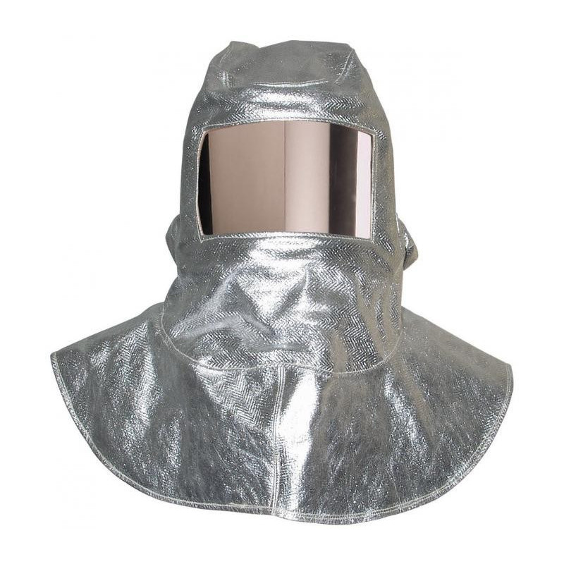 Cagoule para-aramide aluminisée écran triplex incolore 10x22