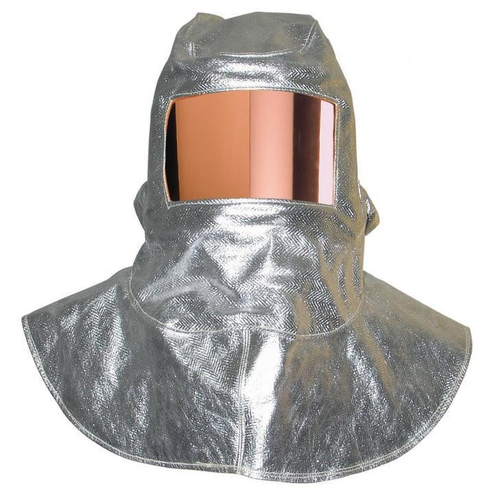 Cagoule para-aramide aluminisée pro chaleur métal fondu