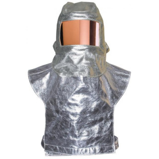 Cagoule aluminisée pro visière dorée 100x220 anti-chaleur