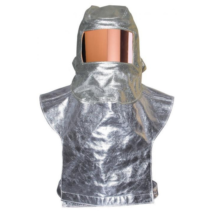 Cagoule aluminisée pro visière dorée 100x220 anti-chaleur