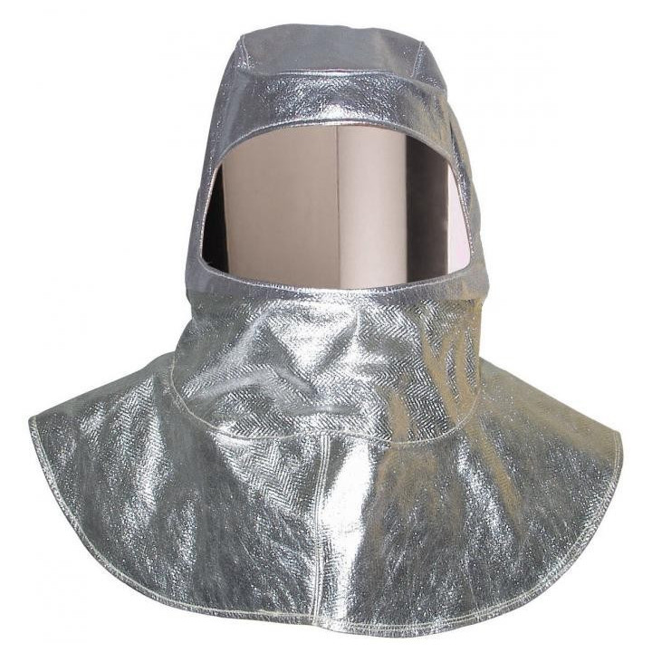 Cagoule kevlar aluminisée anti-chaleur écran polycarbonate