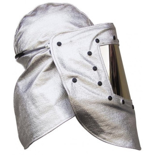 Housse de casque aluminisée + visière incolore anti-chaleur