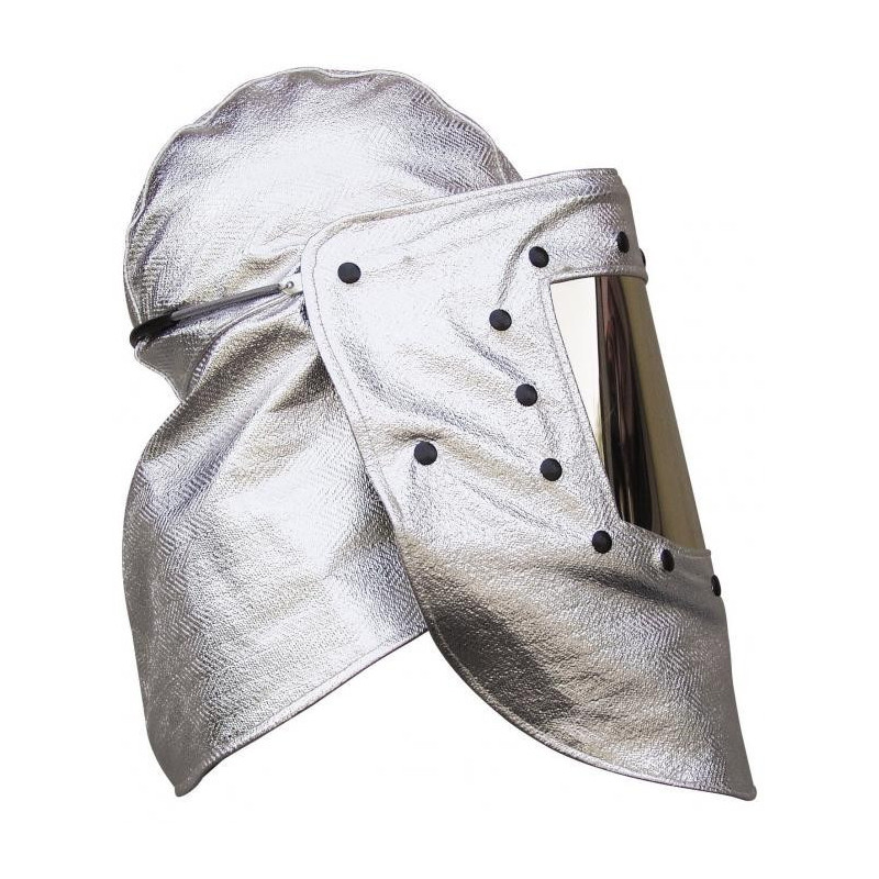 Housse de casque + visière incolore en para-aramide aluminisé