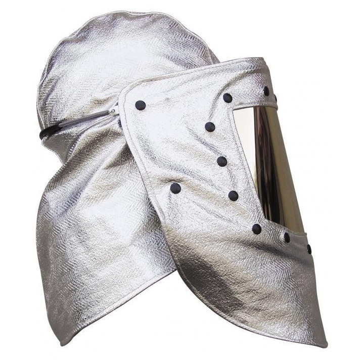 Housse de casque aluminisée + visière incolore anti-chaleur