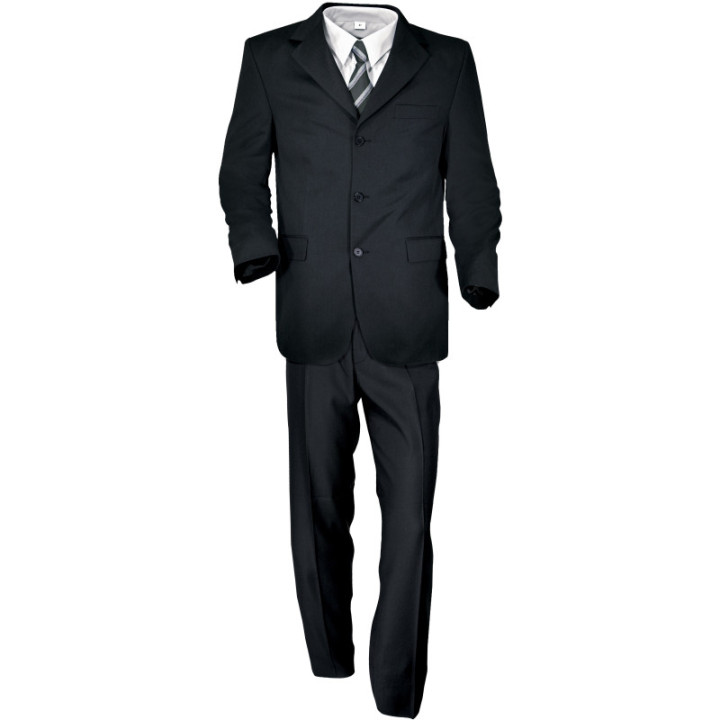 Costume agent de sécurité homme professionnel noir ou gris