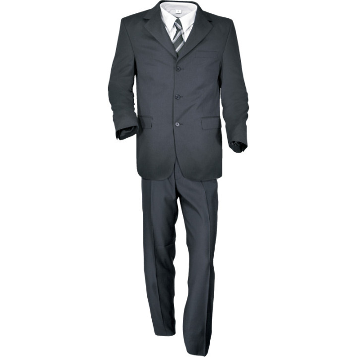 Costume agent de sécurité homme professionnel noir ou gris