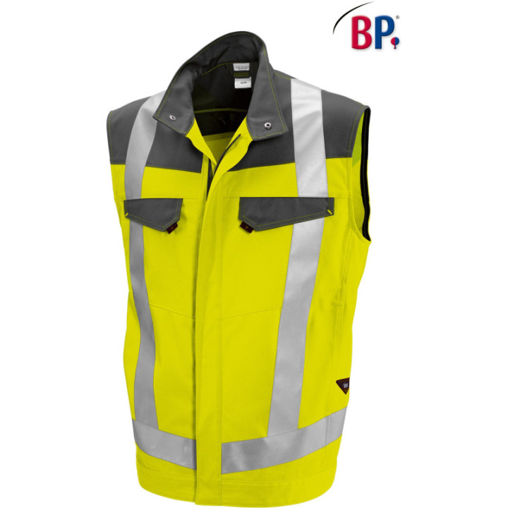 Gilet jaune fluo haute visibilité BP pour travail sécurisé