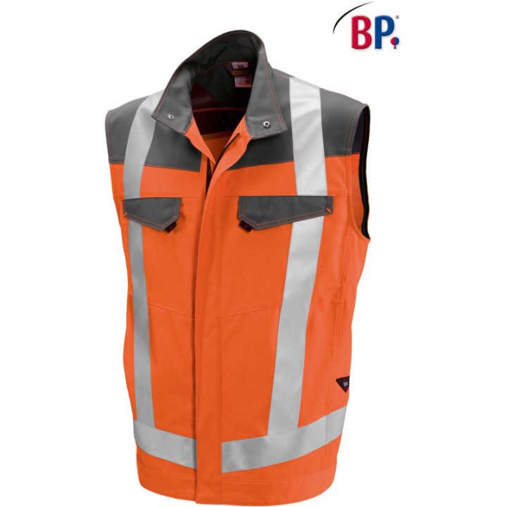 Gilet jaune fluo haute visibilité BP pour travail sécurisé
