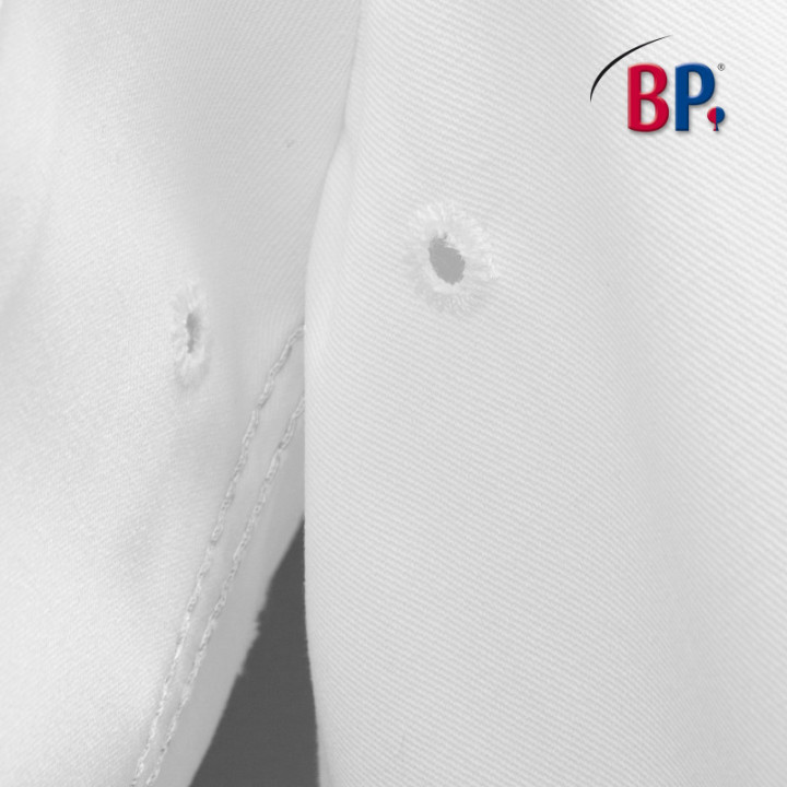 Veste cuisinier pâtissier manches courtes BP blanche pro