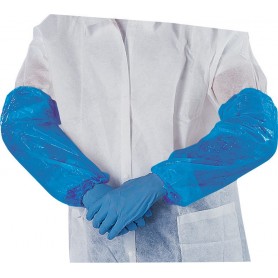 Manchette polyethylene bleu