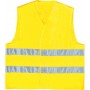 Gilet hv fluo polyester bandes paralleles en471 cl2