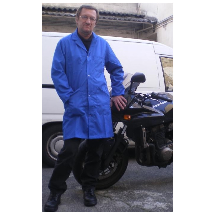 Blouse de travail homme à pressions manches longues pro