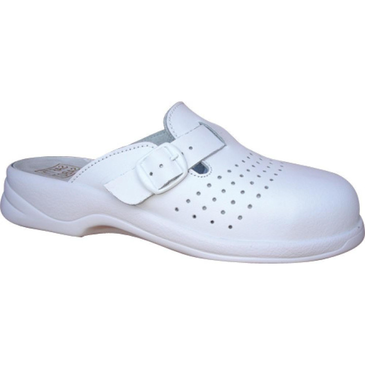 Sabot de sécurité femme cuir semelle PU antidérapante