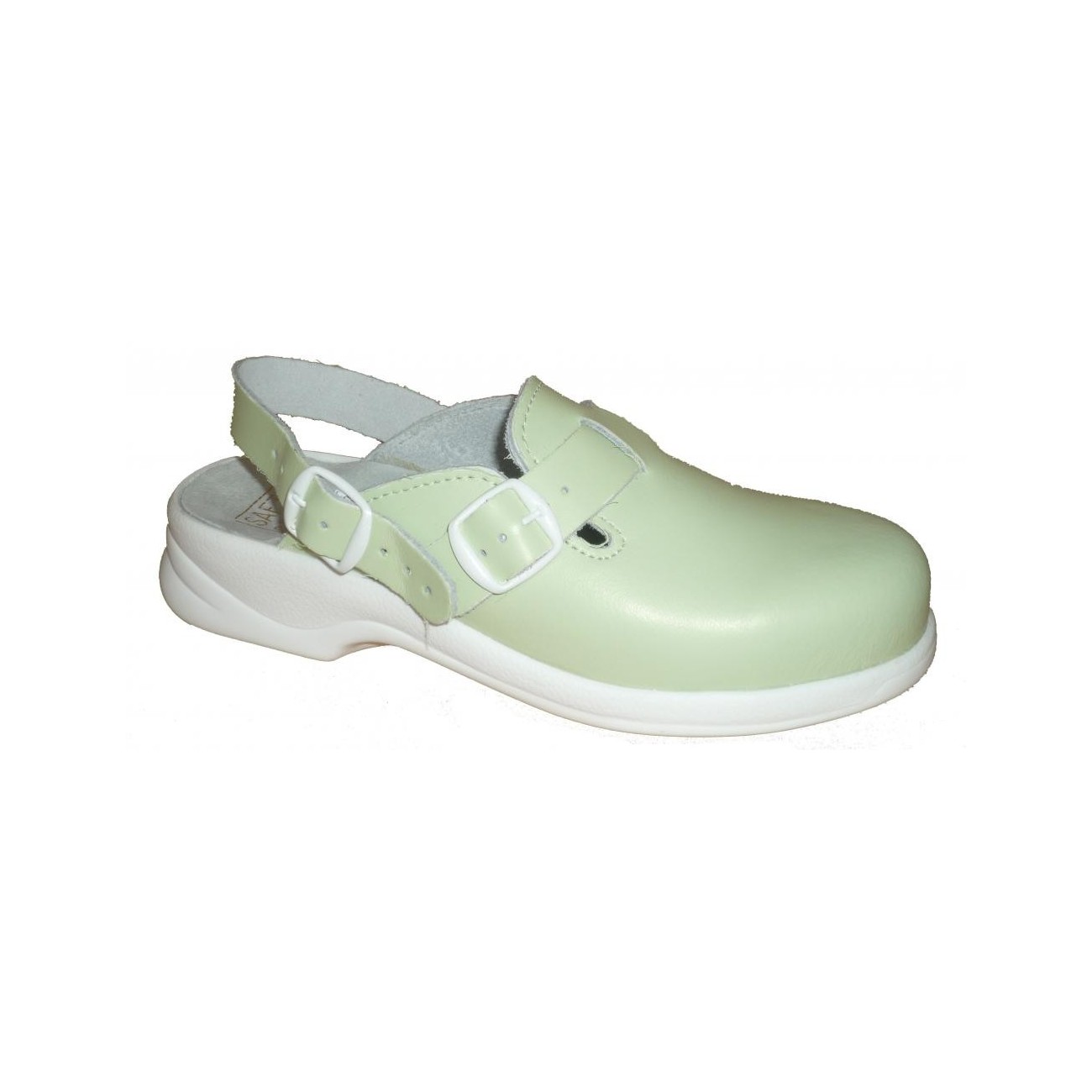 Sabot femme de sécurité cuir enduit PU couleur