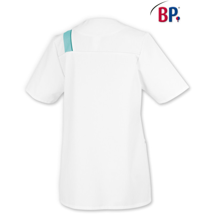 Tunique femme bicolore médicale manches courtes BP