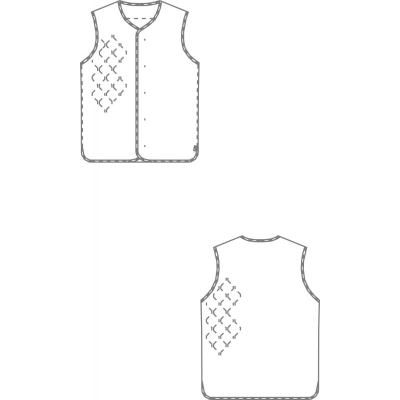 Gilet frigoriste matelassé unisexe conforme HACCP