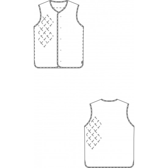Gilet frigoriste matelassé unisexe conforme HACCP