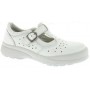 Chaussure blanche de securite aeree dame basse en 345 s1