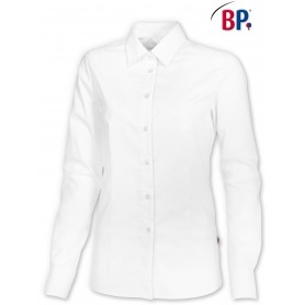 Chemise femme stretch adaptée au lavage industriel