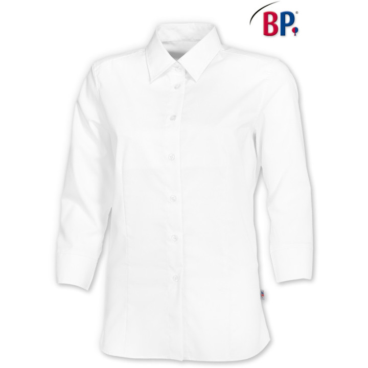 Chemise femme 3/4 stretch ISO 15797 travail cuisine