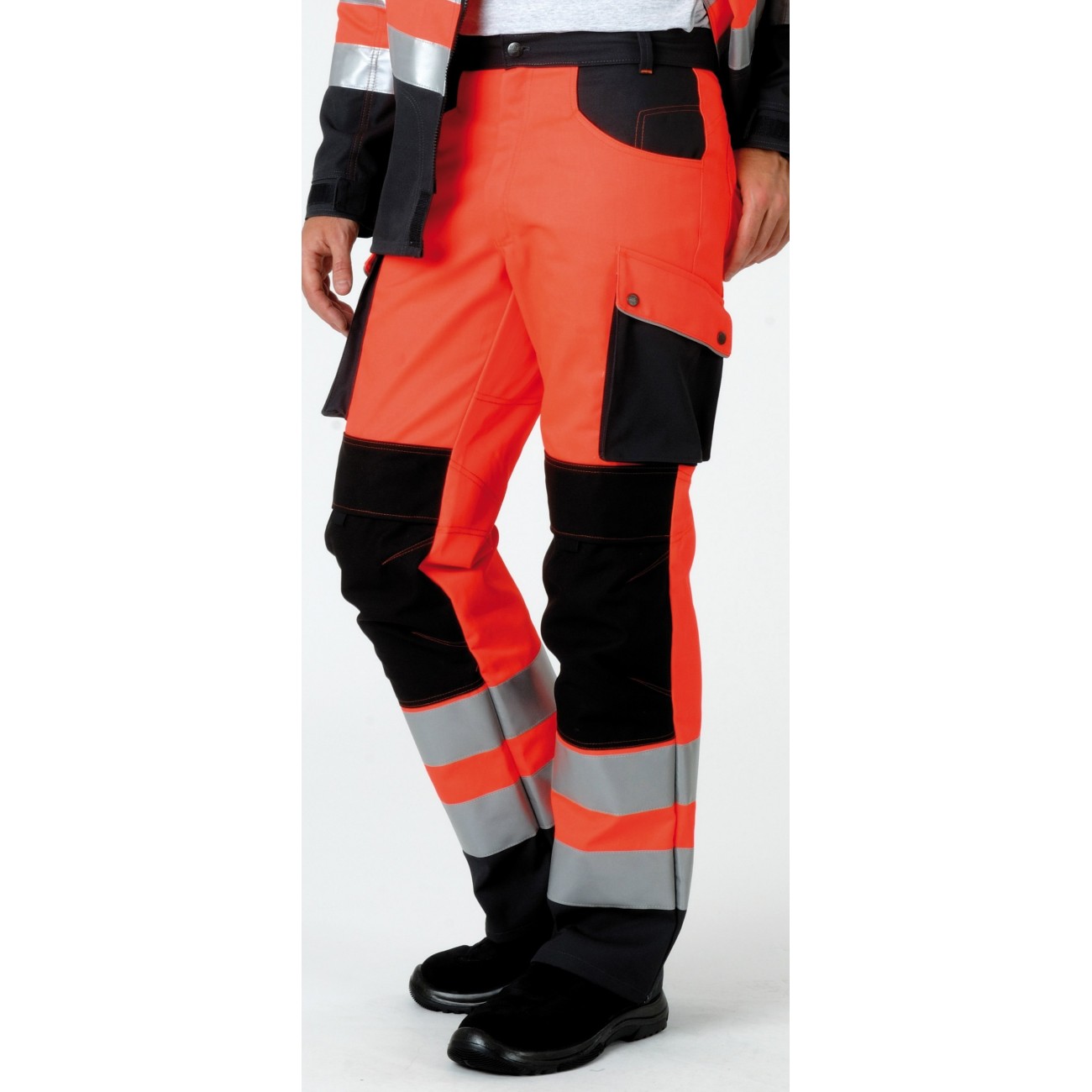 Pantalon Roady haute visibilité avec renforts genoux Pantalon Roady haute visibilité avec renforts genoux