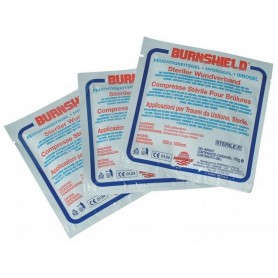 Soins des brûlures compresses stériles hydrogel 20 x 20 cm