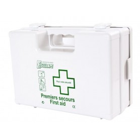 Coffret vide de secours en abs blanc 8 à 12 personnes