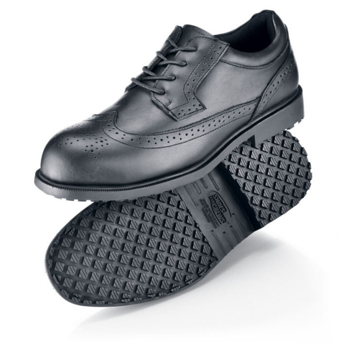 Chaussures antidérapantes sans sécurité homme travail noir