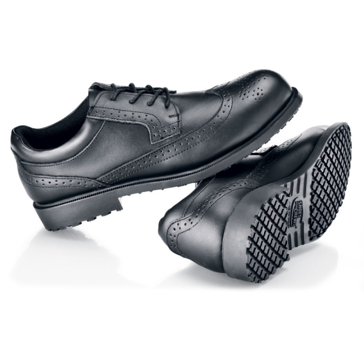 Chaussures antidérapantes sans sécurité homme travail noir