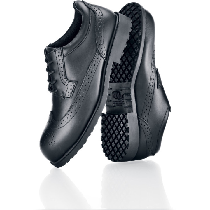 Chaussures antidérapantes sans sécurité homme travail noir