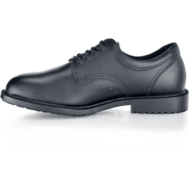 Chaussures de service antidérapantes EN347 homme cuir noir
