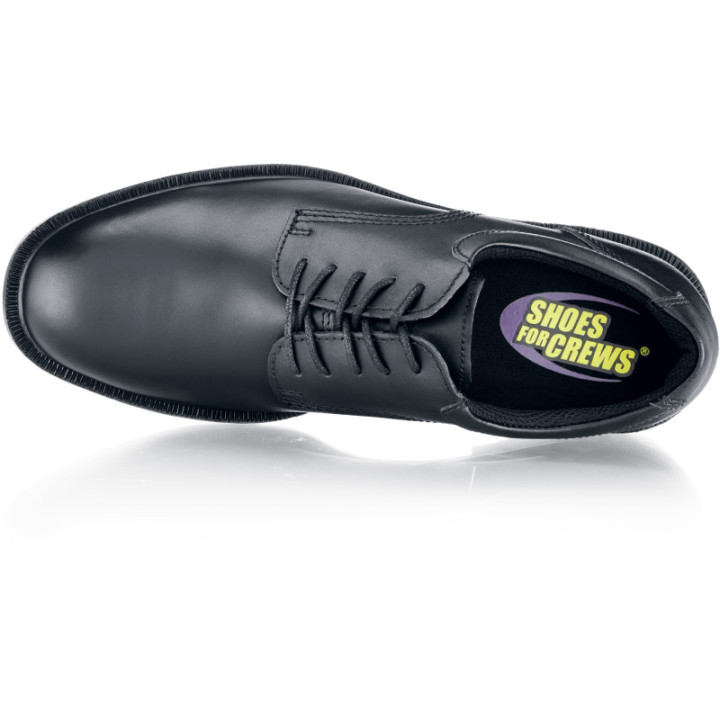 Chaussures de service antidérapantes EN347 homme cuir noir