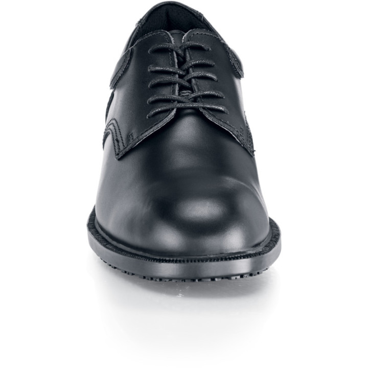 Chaussures de service antidérapantes EN347 homme cuir noir