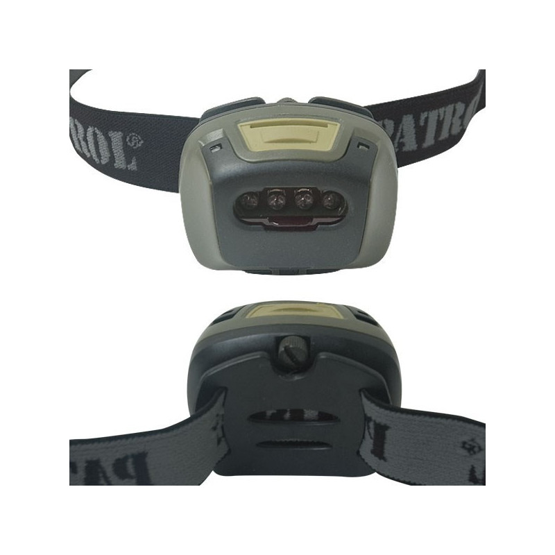 Lampe frontale tactical 4 led