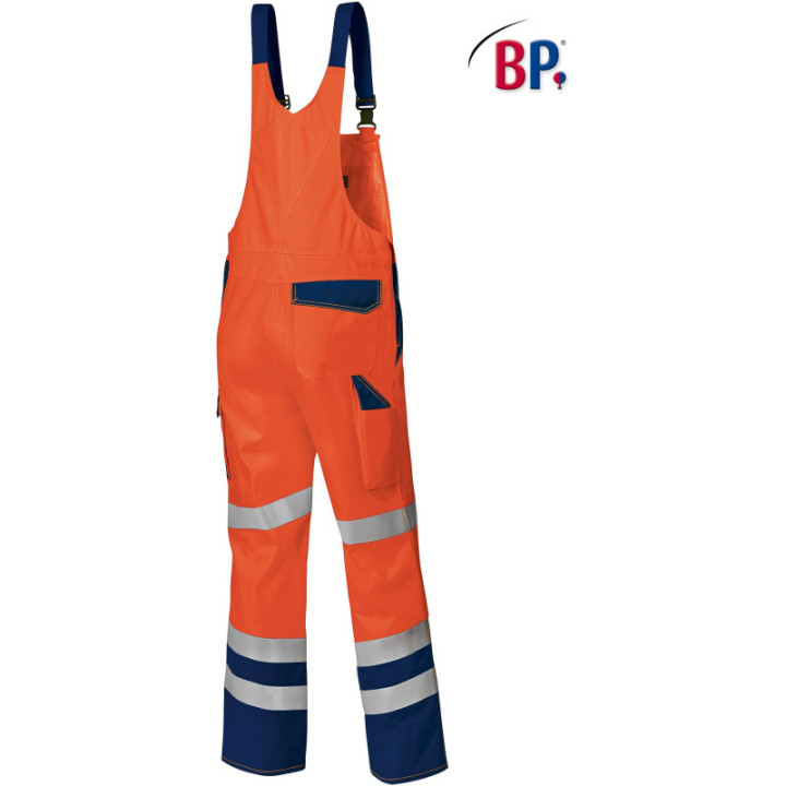 Cotte à bretelles haute visibilité avec poches genoux BP