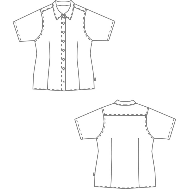 Chemisier femme de service manches courtes BP professionel