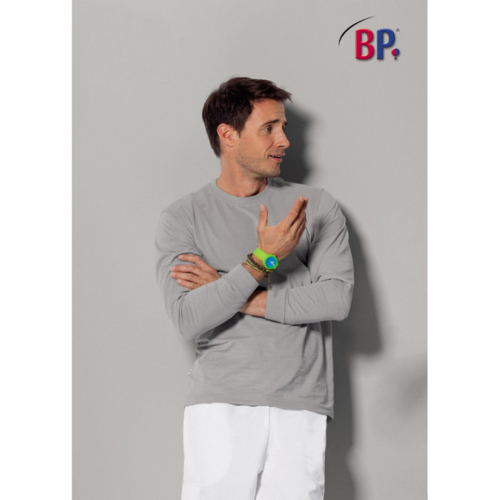 T-shirt manches longues BP travail homme coton polyester